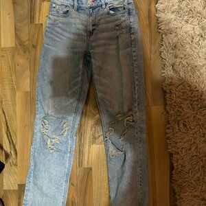 American Eagle Outfitters Light Blue Distressed Jeans
